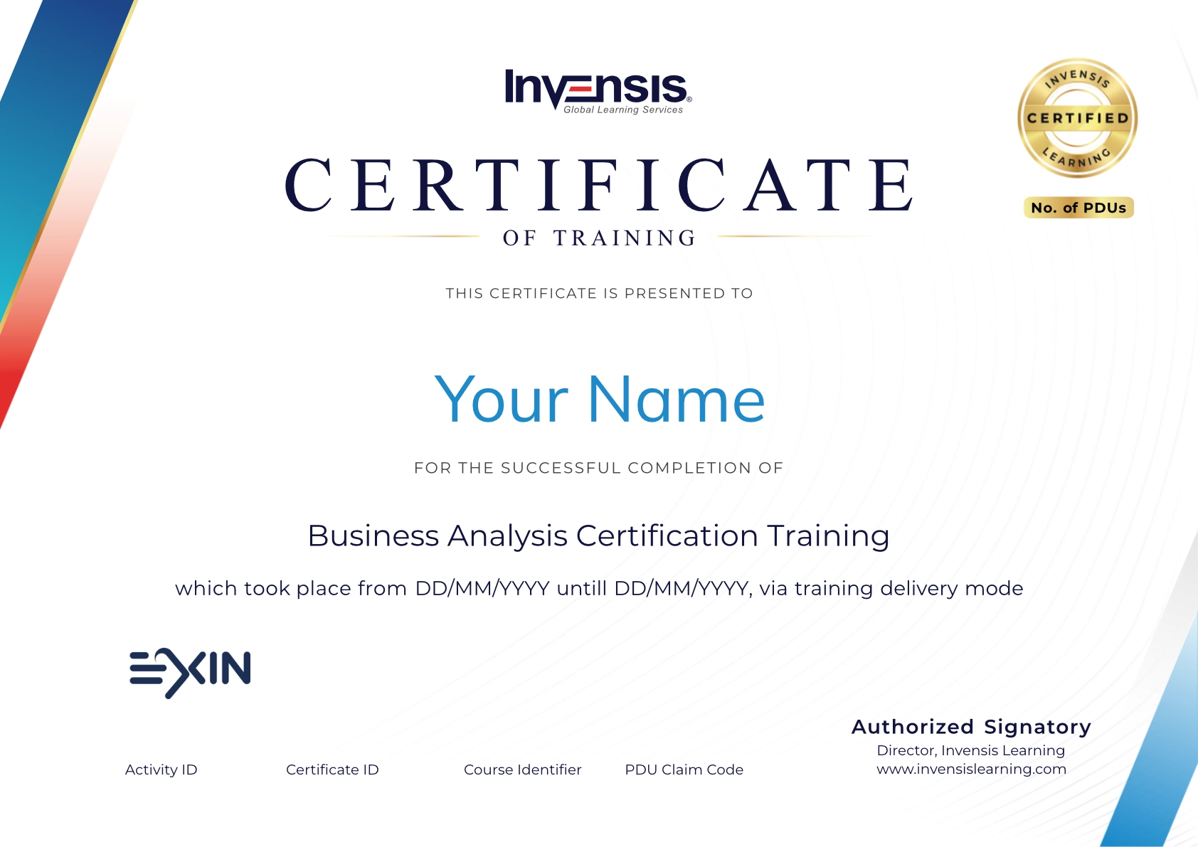 Business Analysis Certification Training Course Business